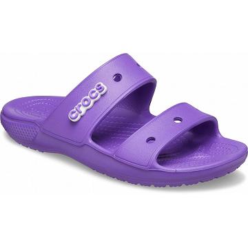 Chanclas Crocs Classic Sandal Mujer Morados | Mexico 0627EBCX